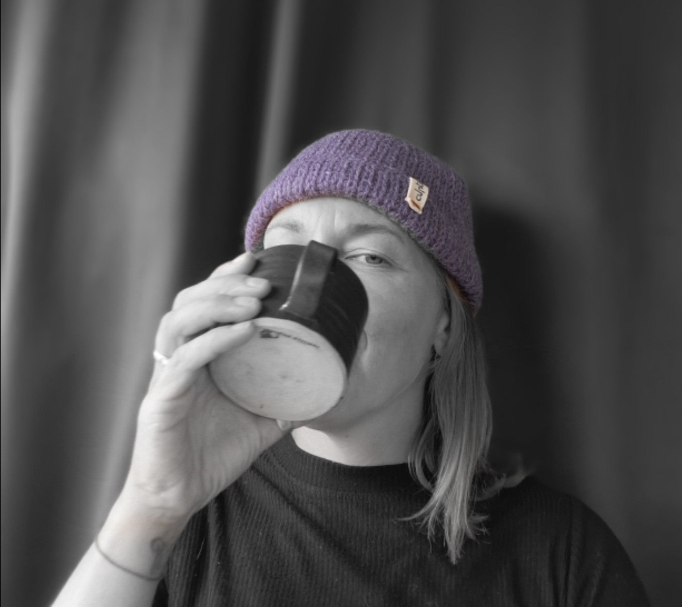 Fisherman Beanie - Purple