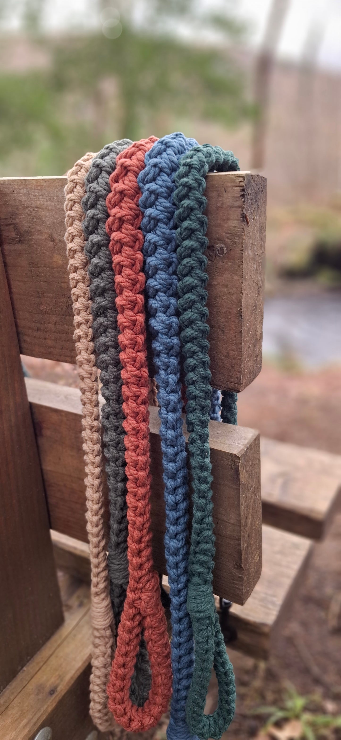 Crochet Dog Leads