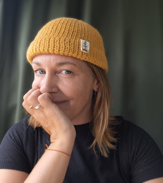 Fisherman Beanie - Mustard
