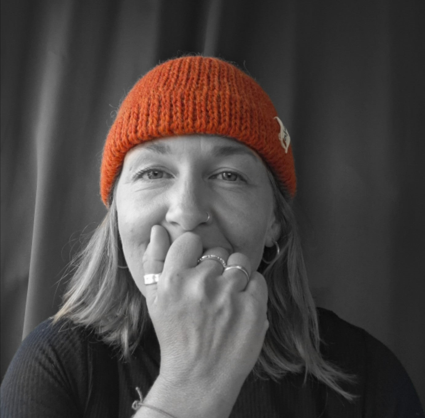 Fisherman Beanie - Orange