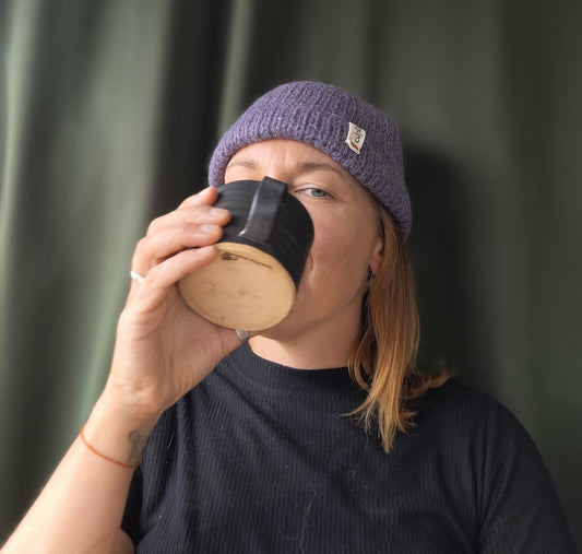 Fisherman Beanie - Purple